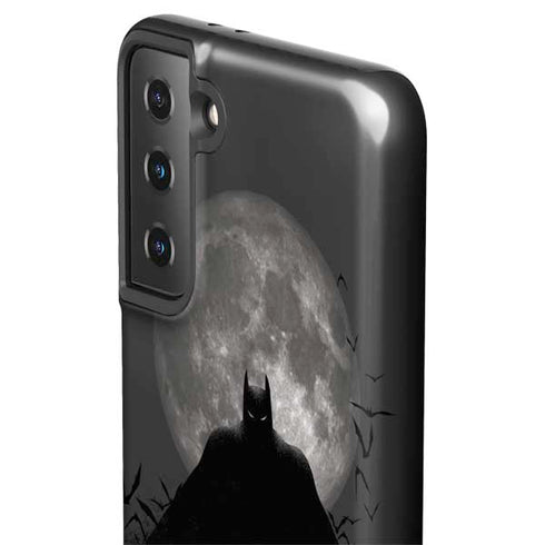 DC Comics Batman On City with Moon Art Galaxy S21 Plus 5G Pro Case