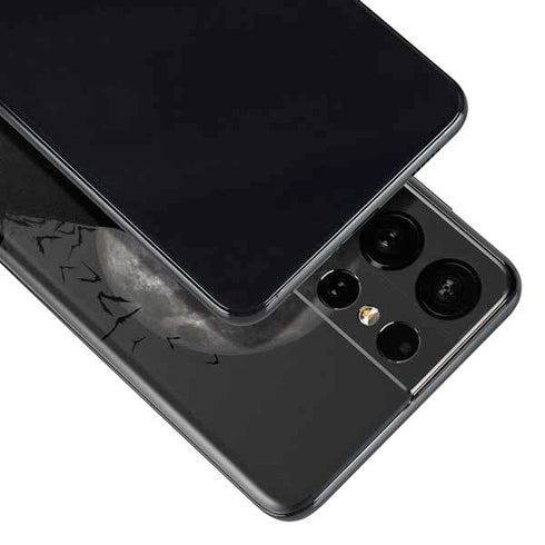 DC Comics Batman On City with Moon Art Galaxy S21 Ultra 5G Skin