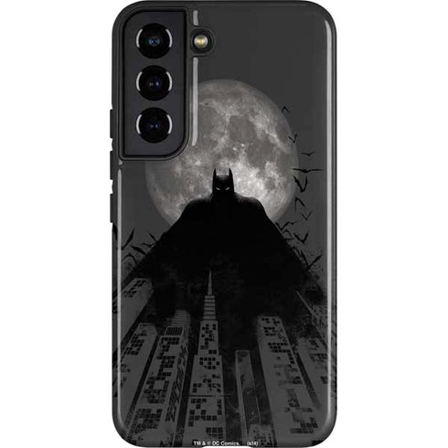 DC Comics Batman On City with Moon Art Galaxy S22 Pro Case