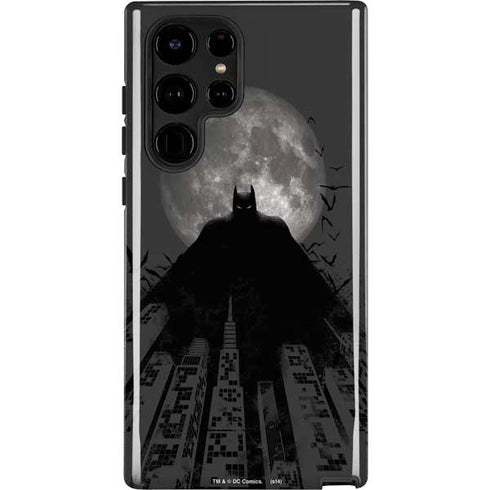 DC Comics Batman On City with Moon Art Galaxy S22 Ultra Pro Case