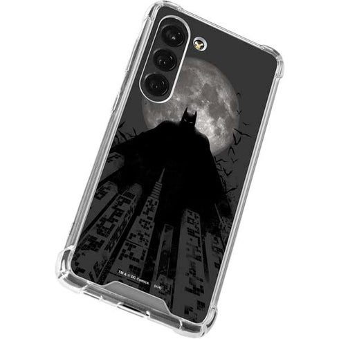 DC Comics Batman On City with Moon Art Galaxy S23 Clear Case