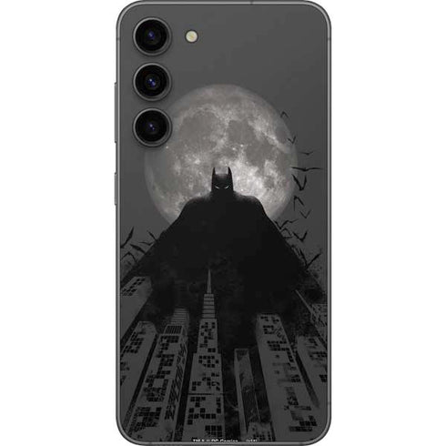 DC Comics Batman On City with Moon Art Galaxy S23 Plus Skin