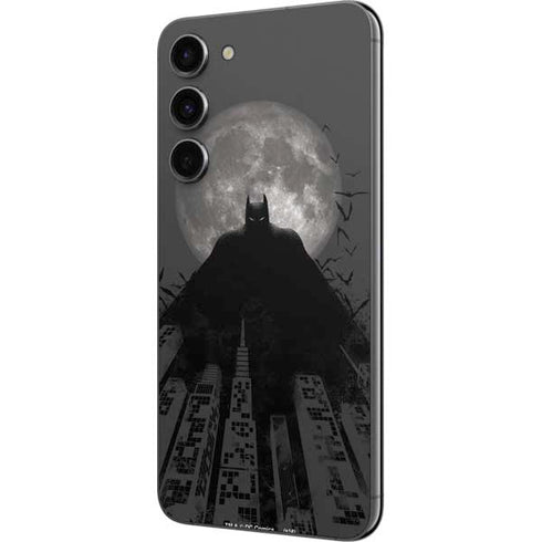 DC Comics Batman On City with Moon Art Galaxy S23 Plus Skin