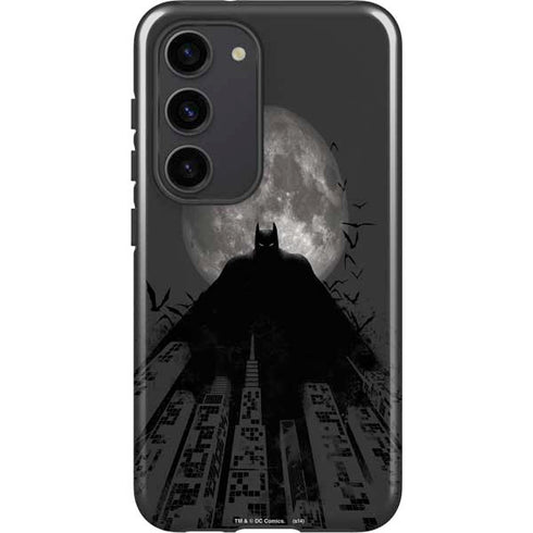 DC Comics Batman On City with Moon Art Galaxy S23 Pro Case