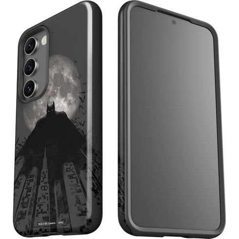DC Comics Batman On City with Moon Art Galaxy S23 Pro Case