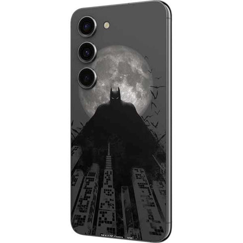 DC Comics Batman On City with Moon Art Galaxy S23 Skin