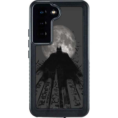 DC Comics Batman On City with Moon Art Galaxy S23 Waterproof Case