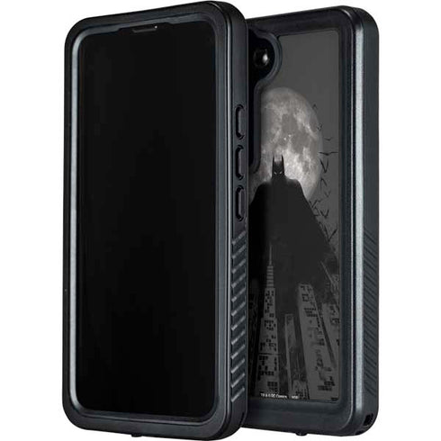 DC Comics Batman On City with Moon Art Galaxy S23 Waterproof Case