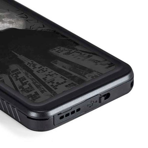 DC Comics Batman On City with Moon Art Galaxy S23 Waterproof Case