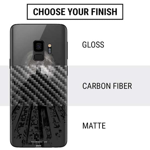 DC Comics Batman On City with Moon Art Galaxy S9 Skin