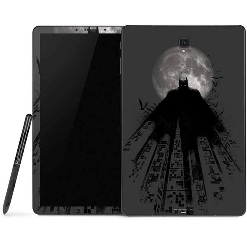 DC Comics Batman On City with Moon Art Samsung Galaxy Tab Skin