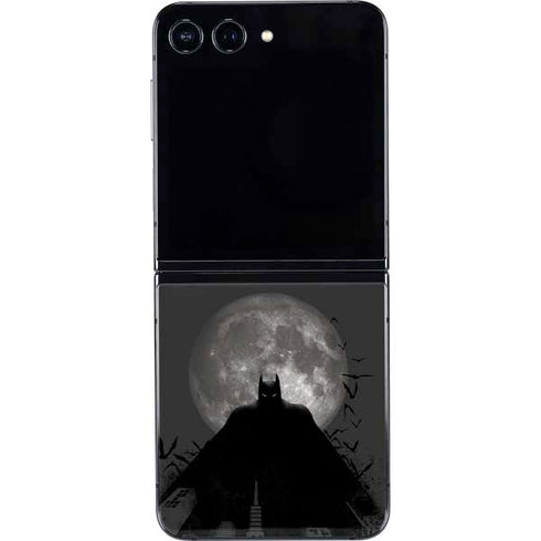 DC Comics Batman On City with Moon Art Galaxy Z Flip5 5G Skin