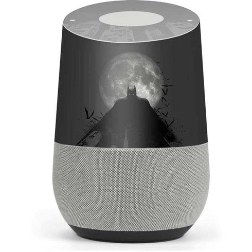 DC Comics Batman On City with Moon Art Google Home Skin