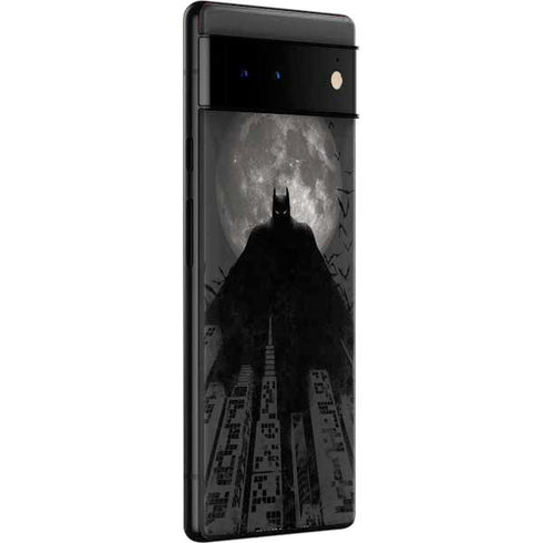 DC Comics Batman On City with Moon Art Google Pixel 6 Pro Skin