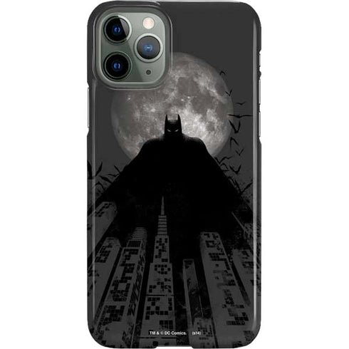 DC Comics Batman On City with Moon Art iPhone 11 Pro Lite Case