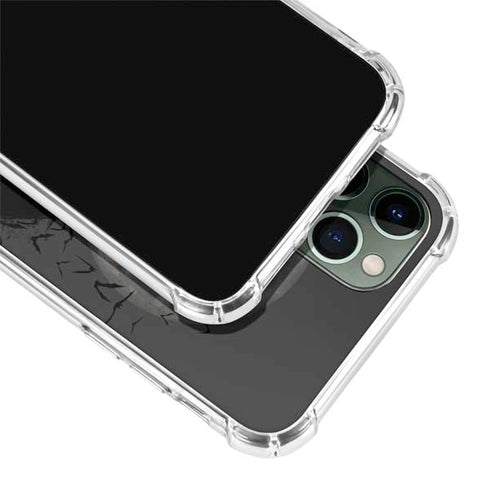 DC Comics Batman On City with Moon Art iPhone 11 Pro Max Clear Case