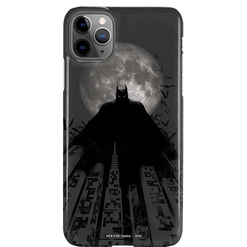DC Comics Batman On City with Moon Art iPhone 11 Pro Max Lite Case