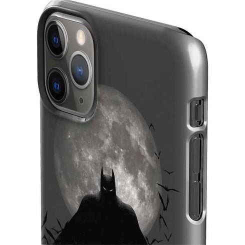 DC Comics Batman On City with Moon Art iPhone 11 Pro Max Lite Case