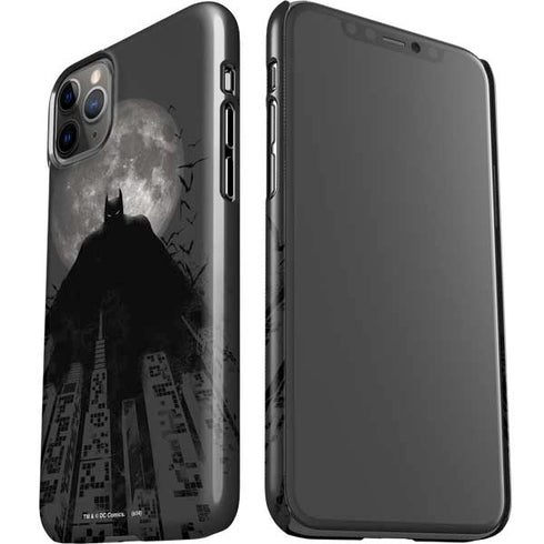 DC Comics Batman On City with Moon Art iPhone 11 Pro Max Lite Case
