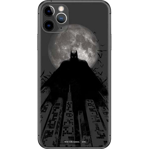DC Comics Batman On City with Moon Art iPhone 11 Pro Max Skin