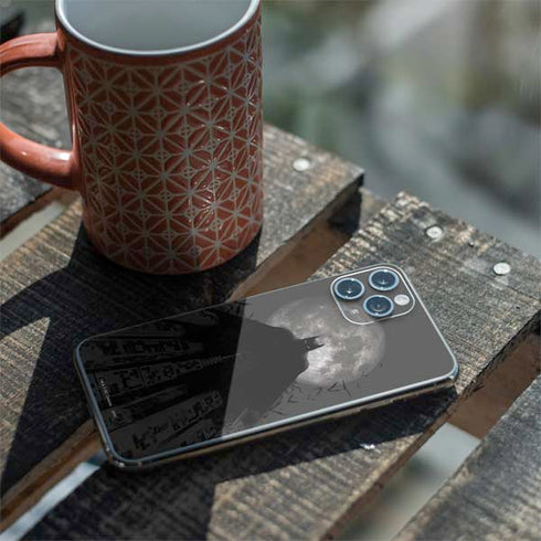 DC Comics Batman On City with Moon Art iPhone 11 Pro Skin