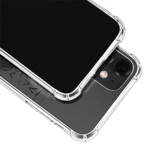 DC Comics Batman On City with Moon Art iPhone 12 Clear Case
