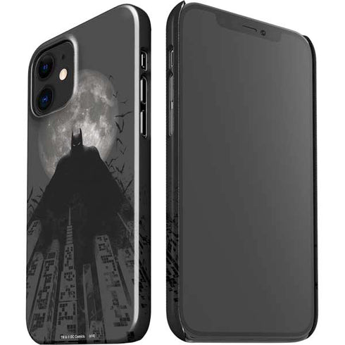 DC Comics Batman On City with Moon Art iPhone 12 Mini Lite Case