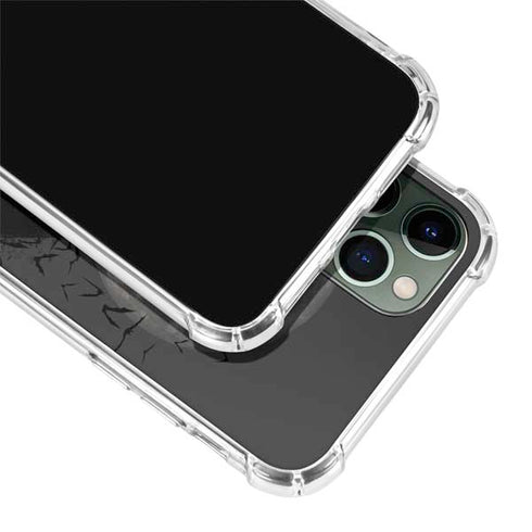 DC Comics Batman On City with Moon Art iPhone 12 Pro Clear Case