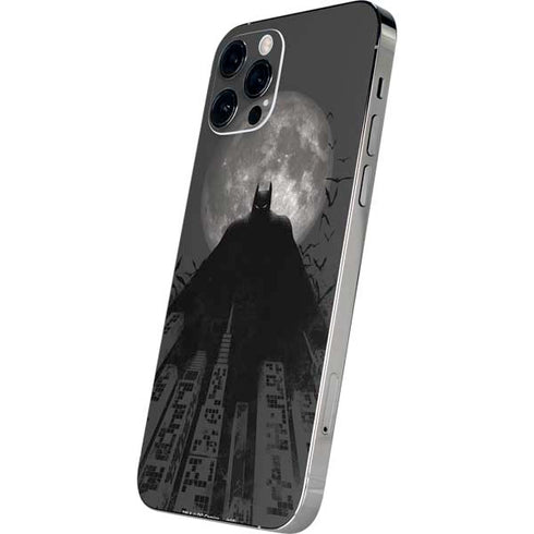 DC Comics Batman On City with Moon Art iPhone 12 Pro Max Skin