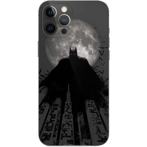 DC Comics Batman On City with Moon Art iPhone 12 Pro Max Skin