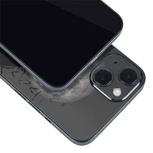 DC Comics Batman On City with Moon Art iPhone 14 Plus Skin