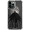 DC Comics Batman On City with Moon Art iPhone 14 Pro Max Clear Case