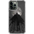 DC Comics Batman On City with Moon Art iPhone 14 Pro Max Clear Case