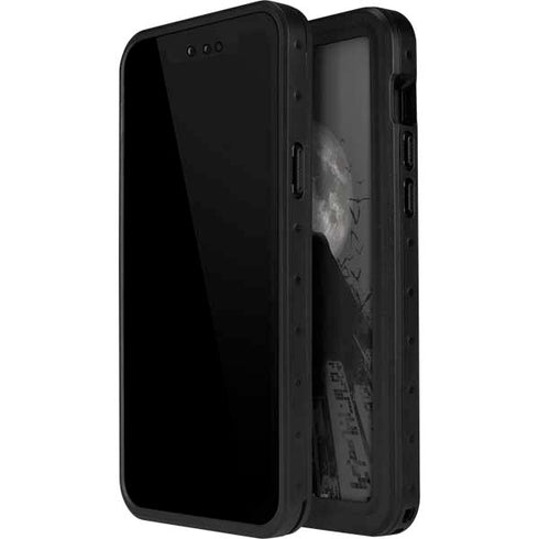 DC Comics Batman On City with Moon Art iPhone 14 Pro Waterproof Case