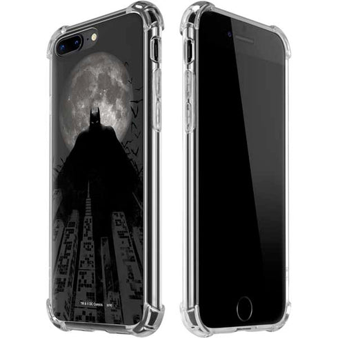 DC Comics Batman On City with Moon Art iPhone 7/8 Plus Clear Case