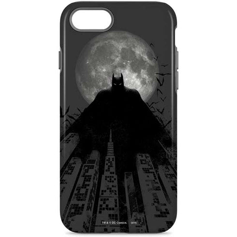 DC Comics Batman On City with Moon Art iPhone 7 Pro Case