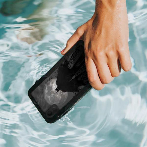 DC Comics Batman On City with Moon Art iPhone XR Waterproof Case