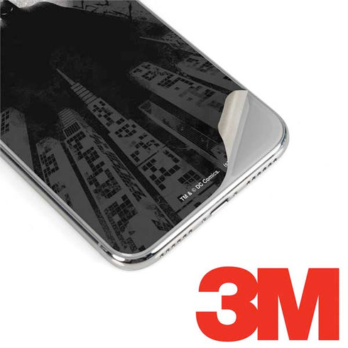 DC Comics Batman On City with Moon Art iPhone XS Max Skin