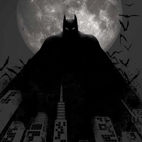 DC Comics Batman On City with Moon Art iPhone XS Max Skin