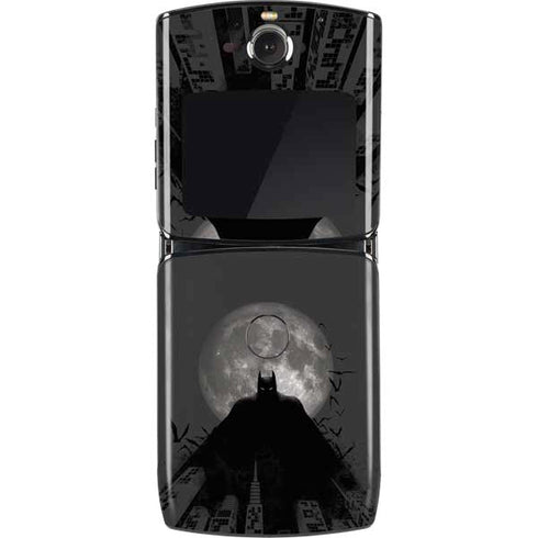 DC Comics Batman On City with Moon Art Motorola RAZR Skin