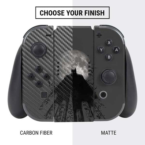 DC Comics Batman On City with Moon Art Nintendo Switch Bundle Skin