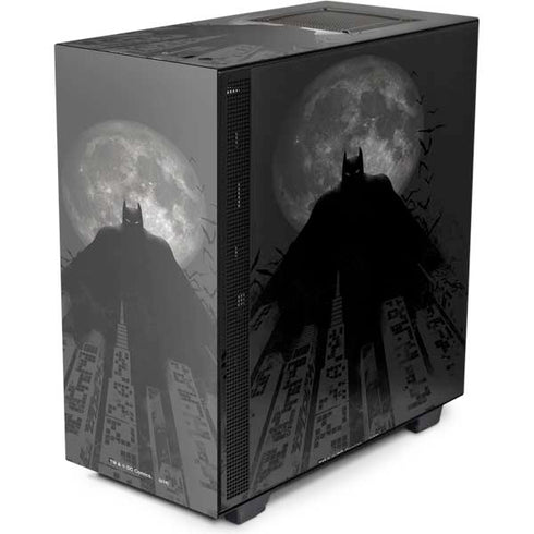 DC Comics Batman On City with Moon Art NZXT H510 Compact ATX Mid-Tower Case Skin