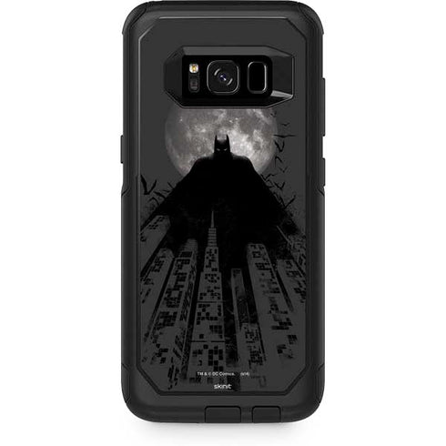 DC Comics Batman On City with Moon Art Otterbox Commuter Galaxy Skin