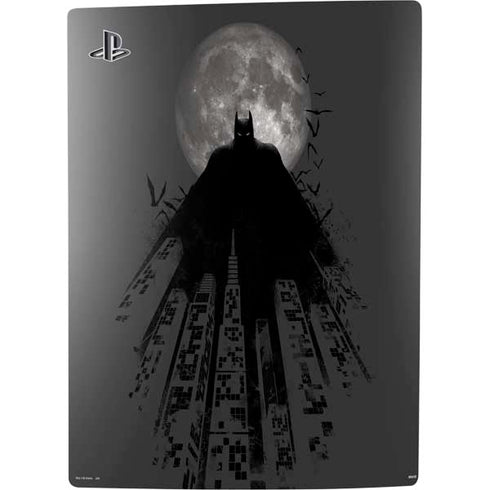 DC Comics Batman On City with Moon Art PS5 Bundle Skin