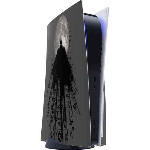 DC Comics Batman On City with Moon Art PS5 Console Skin