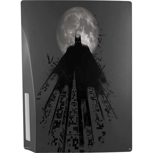 DC Comics Batman On City with Moon Art PS5 Console Skin