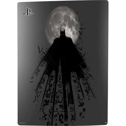 DC Comics Batman On City with Moon Art PS5 Digital Edition Console Skin