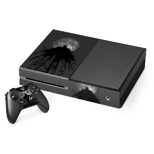 DC Comics Batman On City with Moon Art Xbox One Console and Controller Bundle Skin