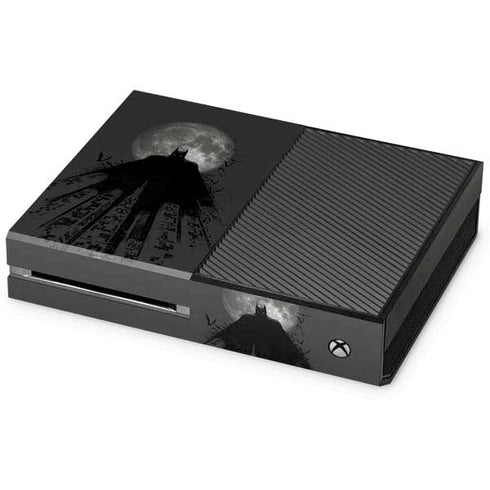 DC Comics Batman On City with Moon Art Xbox One Console Skin