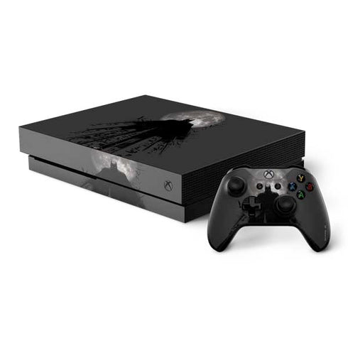 DC Comics Batman On City with Moon Art Xbox One X Bundle Skin